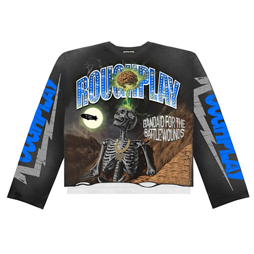 R551RoughPlay Skull Shock Long Sleeve