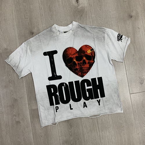 R501# P58 RoughPlay Love T-Shirt with rhinestones
