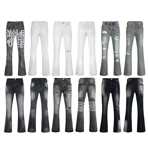 Purple flared Jeans