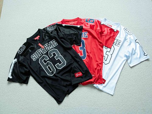 $26 SM1201 Supreme FW25 WEEK1 Bones Football Jersey