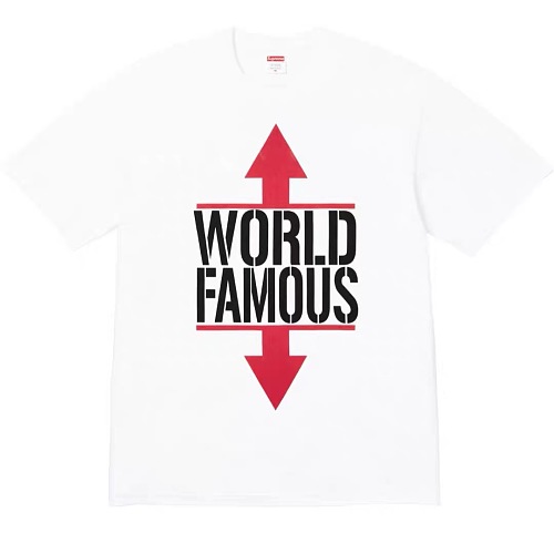 SUP-136# supreme ss26 WEEK1 World Famous Tee