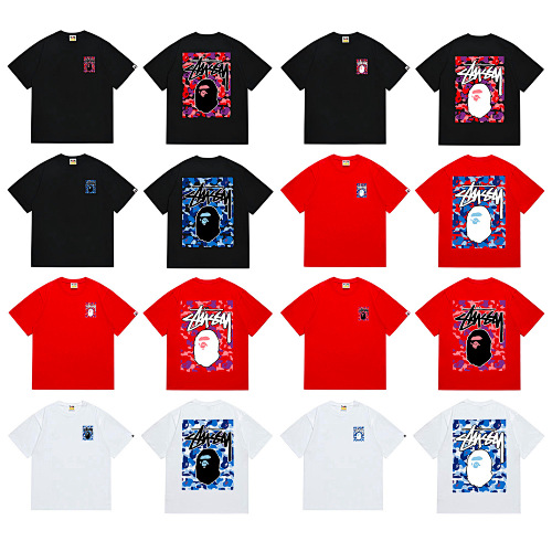 Bape+Stusy Tee shirts